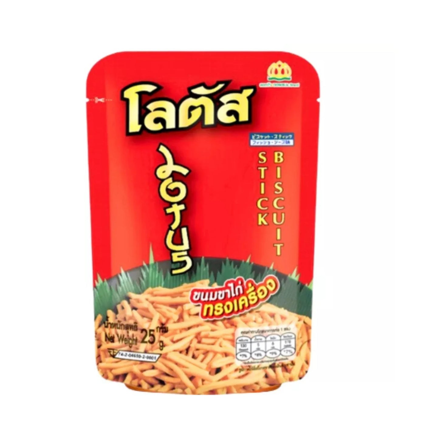 DORKBUA Sweet & Spicy Biscuit Sticks 110g, knusprige Keksstangen mit süß-scharfem Geschmack aus Thailand