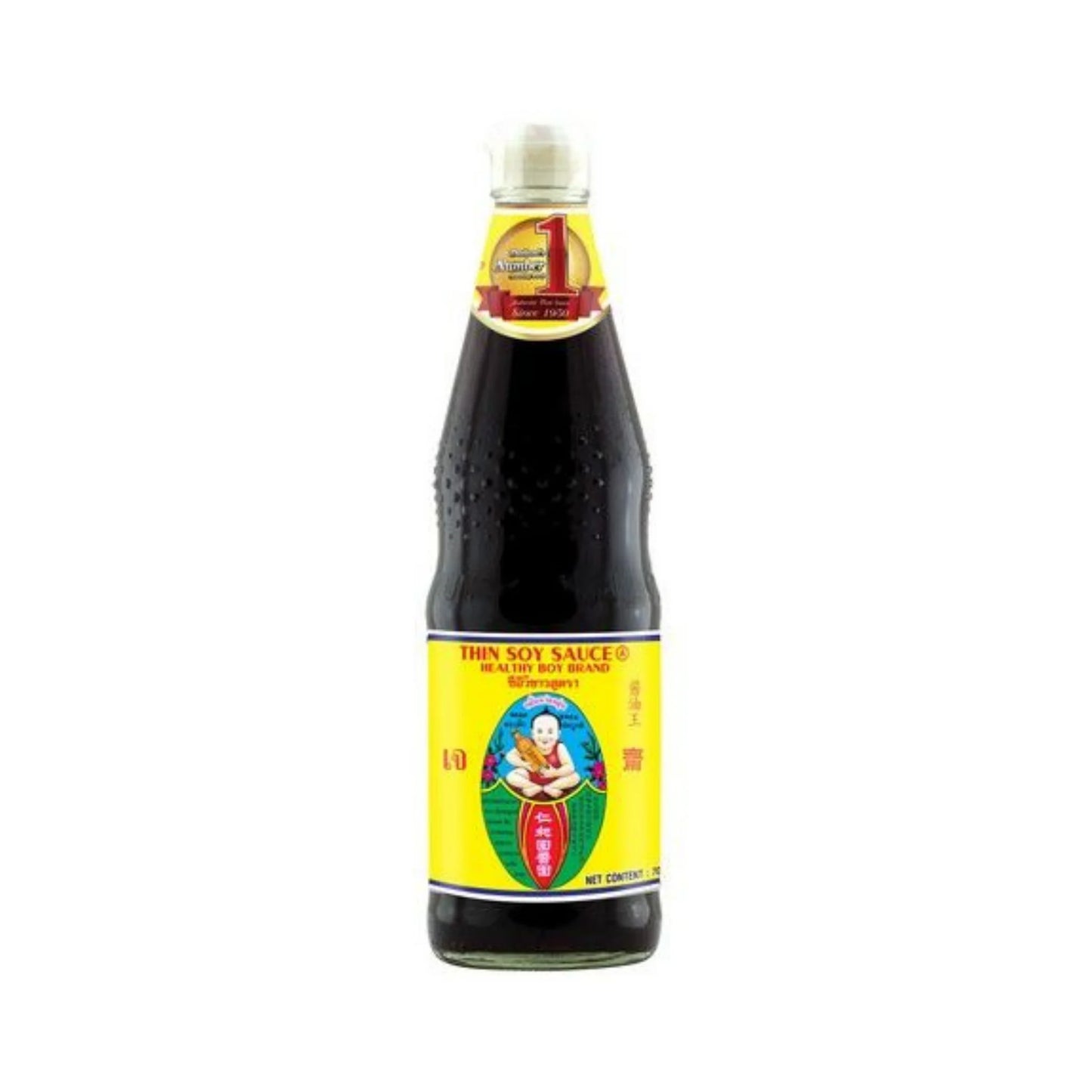 HEALTHY BOY Sojasoße hell Usukuchi 700ml - Helle thailändische Sojasoße mit feiner Salzigkeit