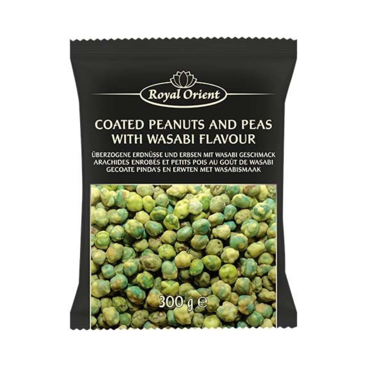 ROYAL ORIENT Wasabi Mix Hot 300g Dose - Scharfe Wasabi-Nussmischung