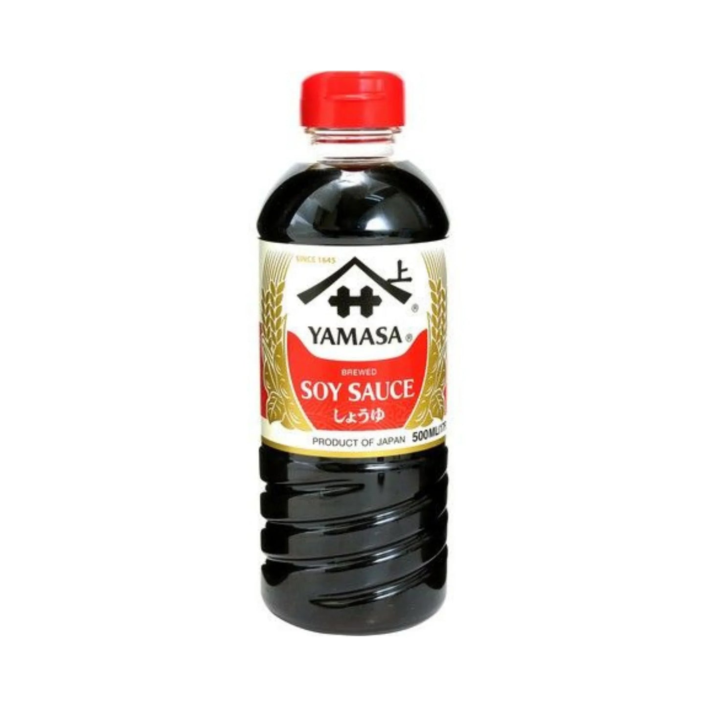 YAMASA Sojasoße Koikuchi 500ml - Traditionell gebraute japanische Sojasoße, dunkel und aromatisch