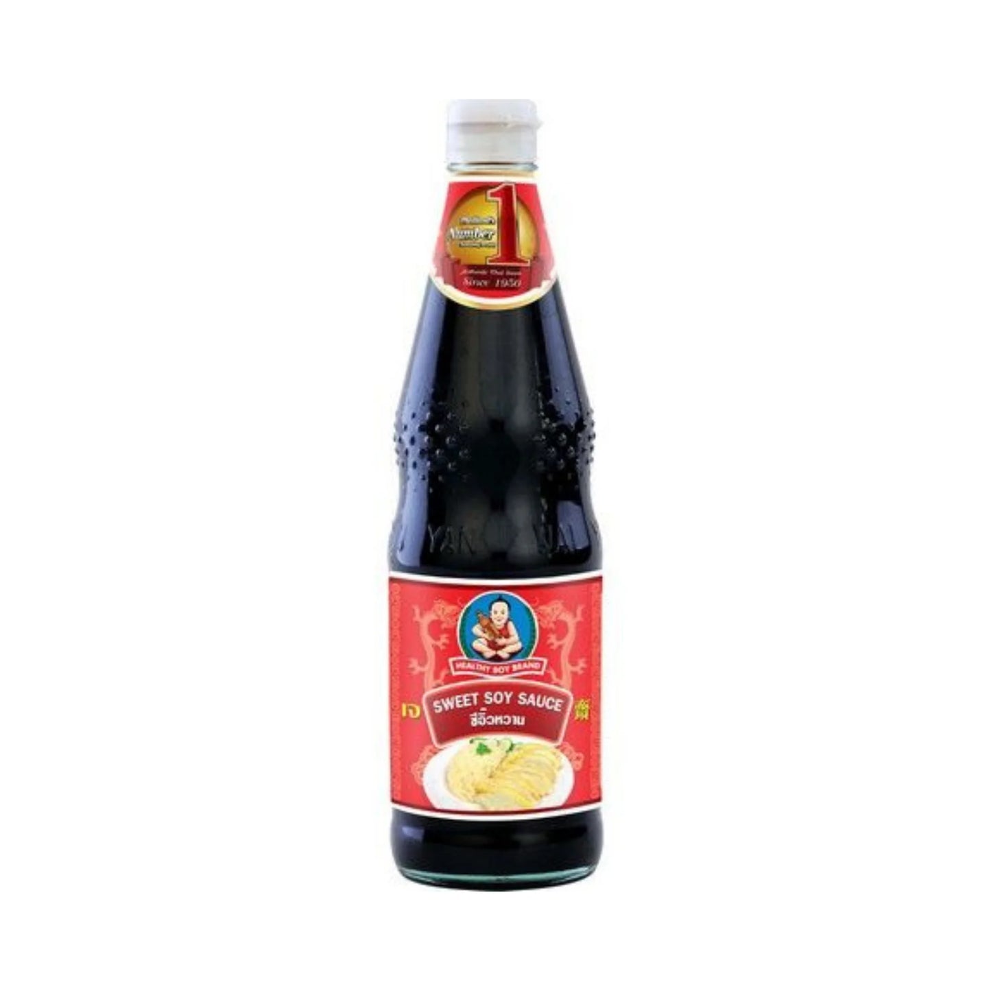 HEALTHY BOY Sojasauce süß 700ml Flasche - Süße Sojasauce für asiatische Gerichte