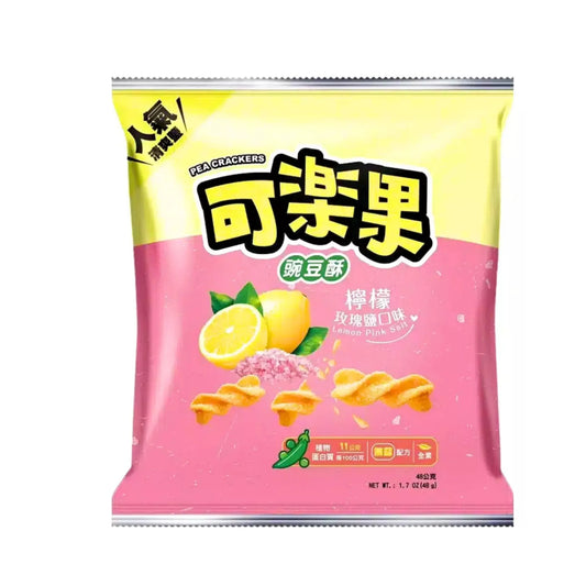 KOLOKO Salted Lemon Pea Cracker 88g, knusprige Erbsen-Cracker mit Salz und Zitrone aus Taiwan