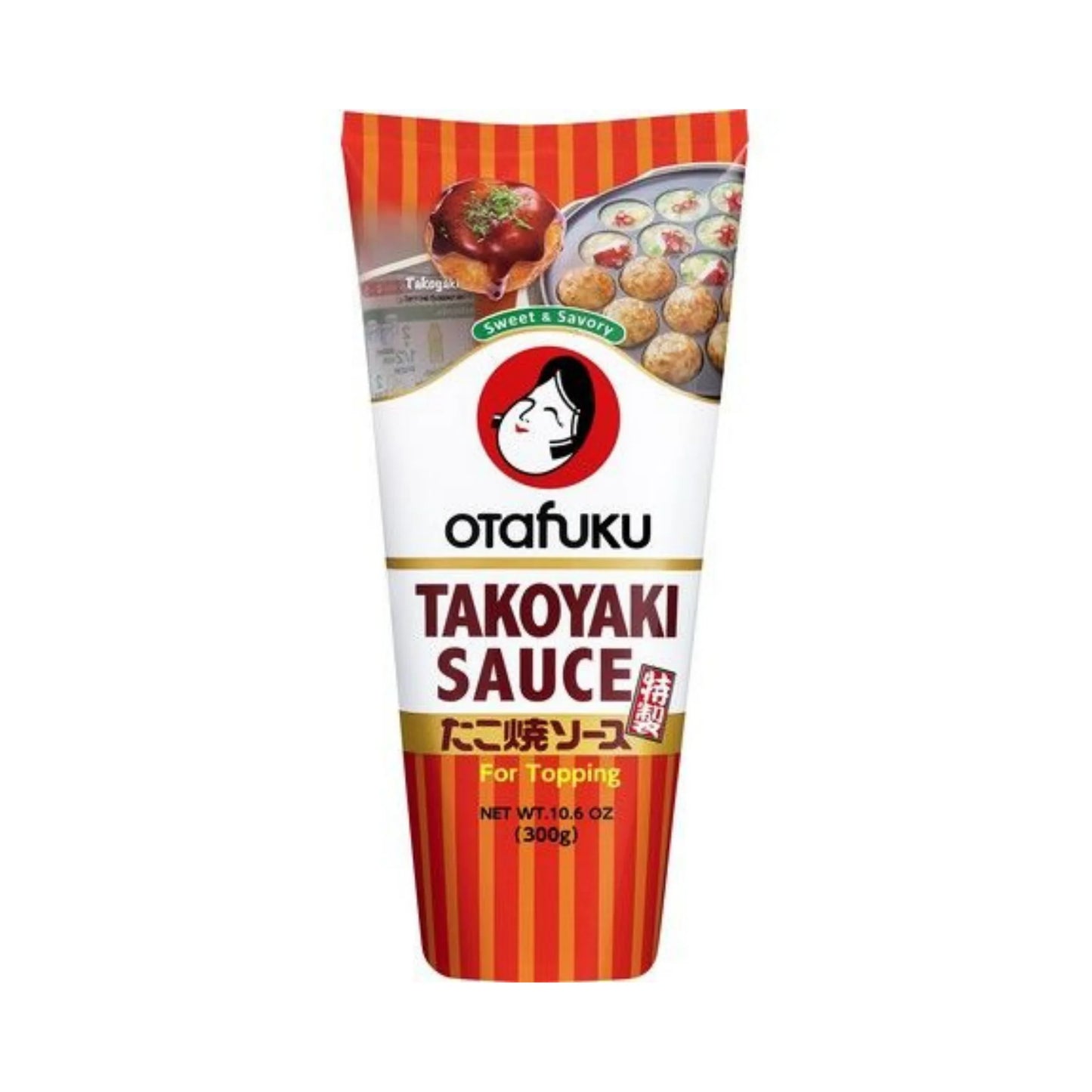 OTAFUKU Takoyaki-Sauce 300g - Authentische japanische Soße für Takoyaki und Okonomiyaki, süß-würzig