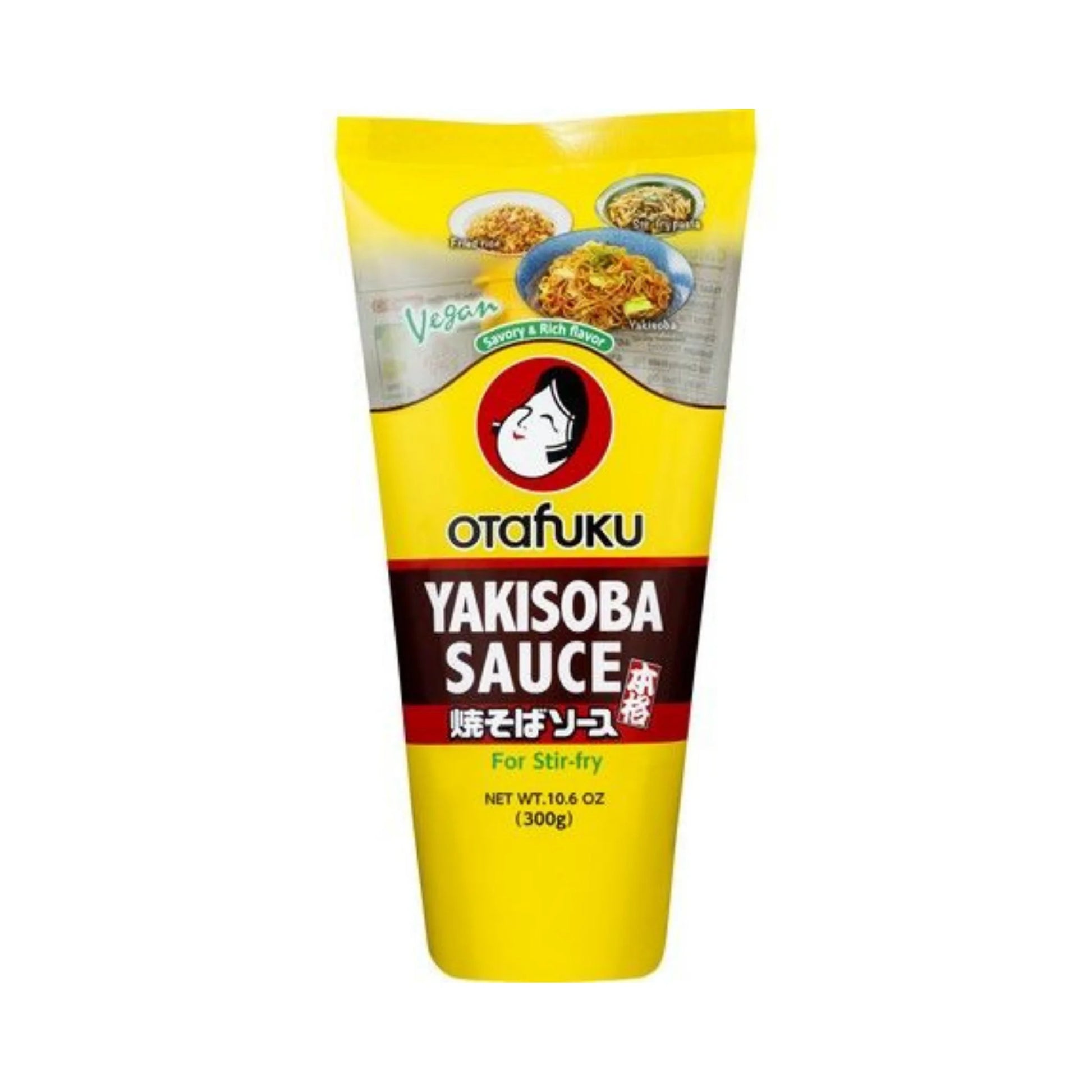 OTAFUKU Yakisoba-Soße 300g - Authentische japanische Nudelsauce mit Umami-Geschmack, vegan