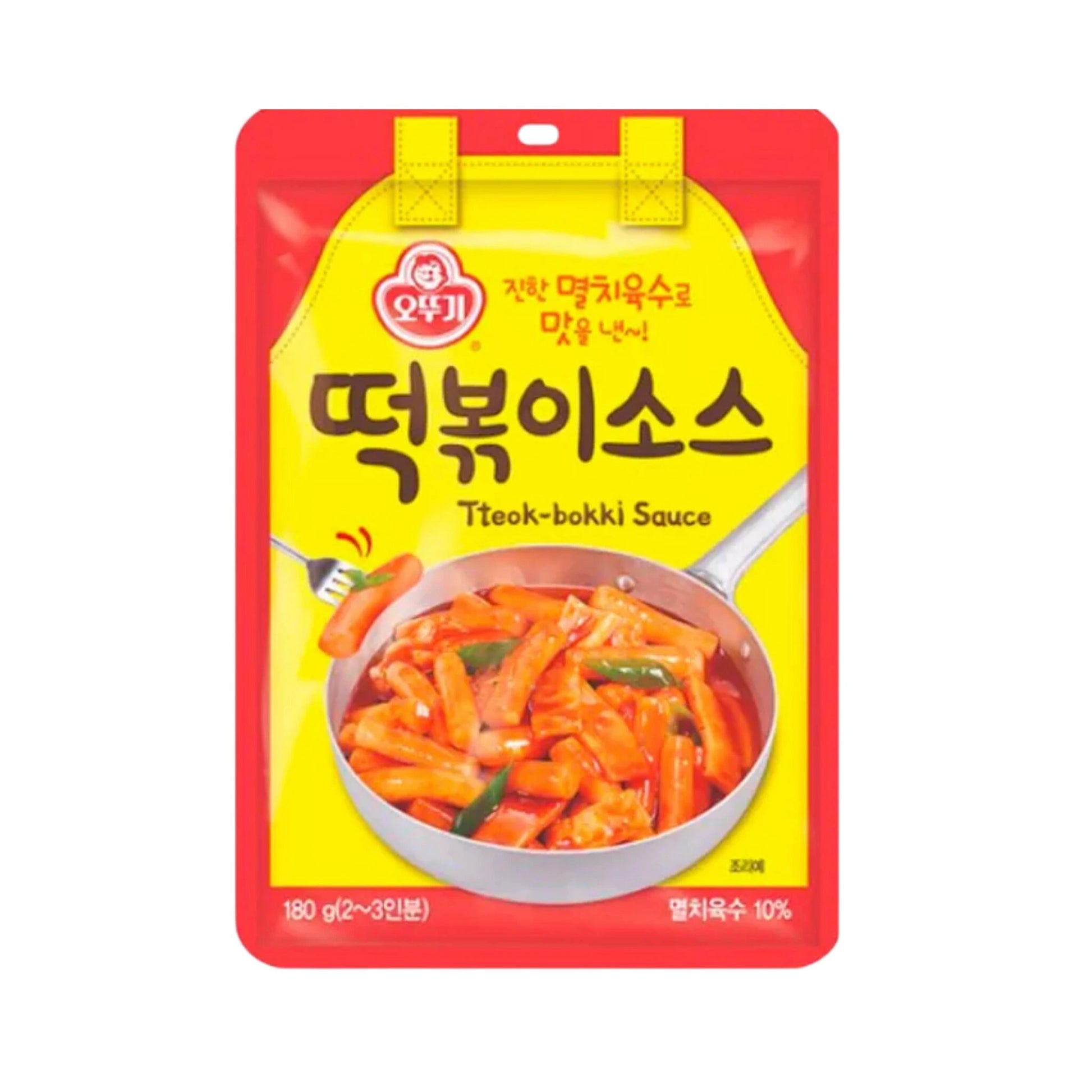 OTTOGI Tteokbokki Sauce 180g - Koreanische scharfe Reiskuchen-Sauce in roter Verpackung