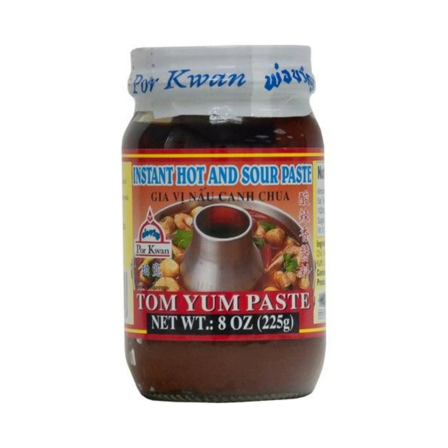 POR KWAN Tom Yum Paste 225g thailändische Würzpaste