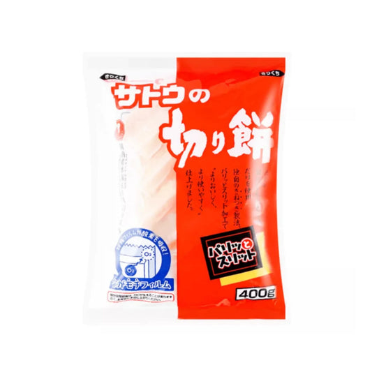 SATO Crispy Reiskuchen 400g – knusprige japanische Kirimochi aus 100% Klebreis