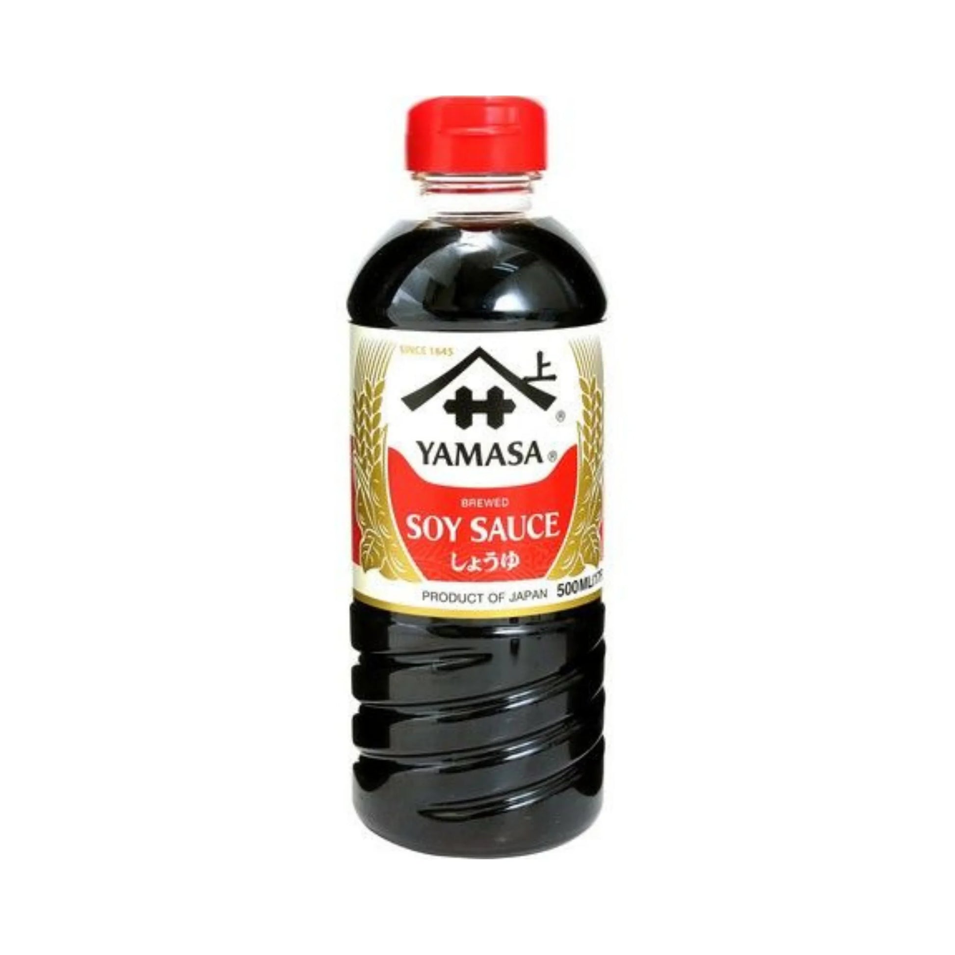 YAMASA Sojasoße Koikuchi 500ml - Traditionell gebraute japanische Sojasoße, dunkel und aromatisch